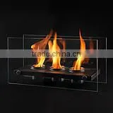 Indoor Glass Fireplace With Crushed Glass, Gel Fuel Glass Fireplace photo-4