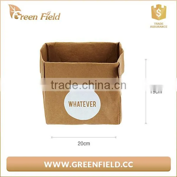 Green Field Plain Kraft Paper Storage Bags photo-4