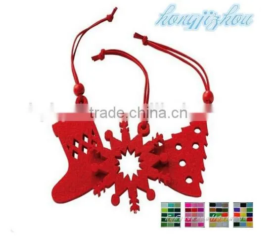 15082002 Beautiful Felt Snowflake Christmas Tree Hanging Decoration photo-5