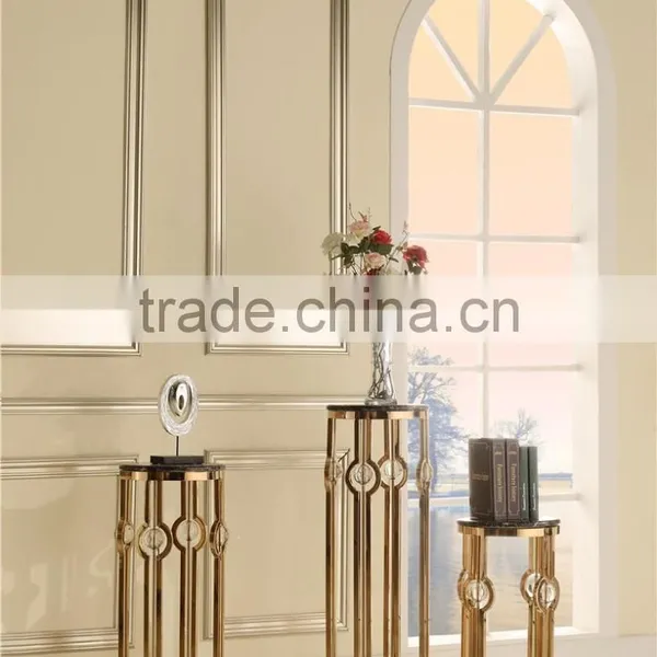 Modern Living Room Furniture Deluxe Stainless Steel Flower Stand N818G photo-2