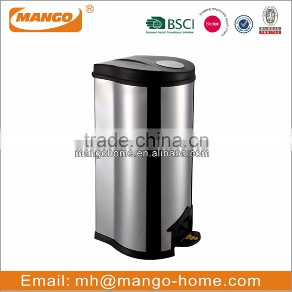 Big Foot Pedal Stainless Steel Dustbin photo-2