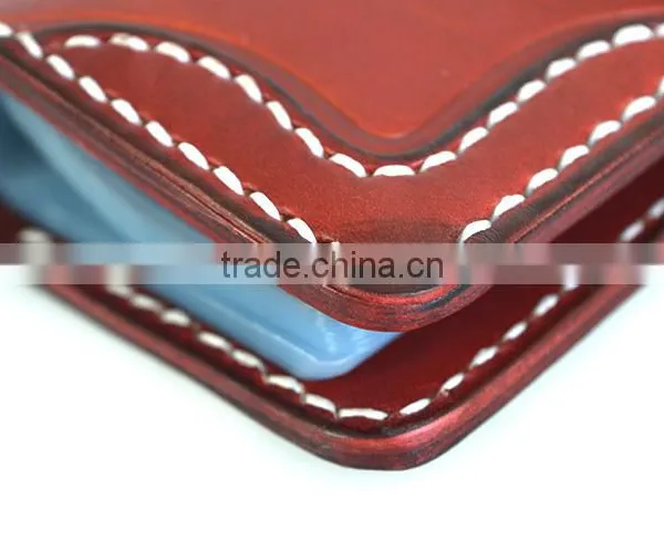 Top Genuine Leather Business Card Holder Business Genuine Leather Cover Bulk Clear PVC Card Holder photo-6
