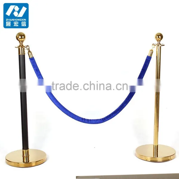 Round Top Queue Up Stand With Velvet Rope photo-2
