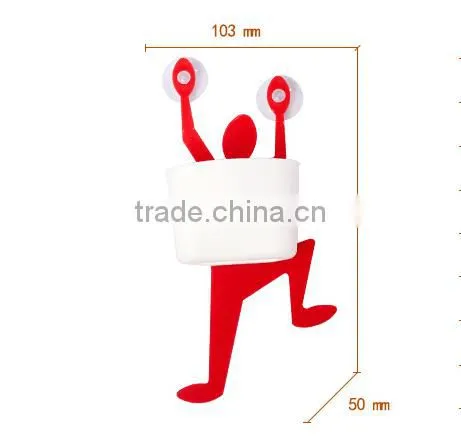 Hanging Soap Holder Plastic Soap Box Suction Wall Holder photo-3