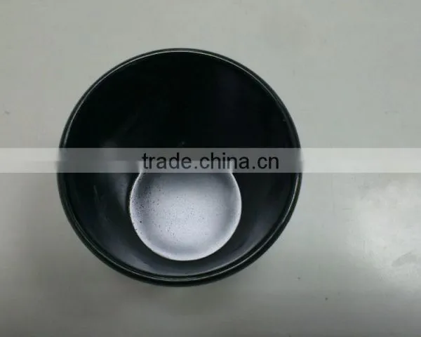 Black Melamine Tea Cup 5E5017 photo-2