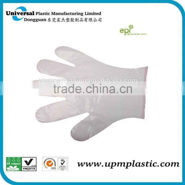 Recyclable Disposable Plastic Transparent Gloves photo-3