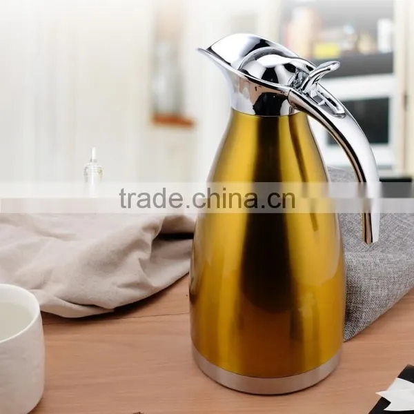 1.5L/50OZ Stainless Steel Double Wall Vacuum Carafe Coffee Jug photo-2