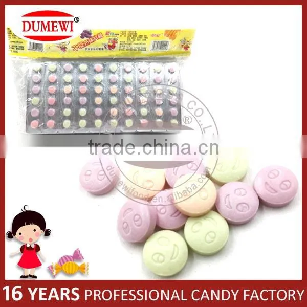 Smile Emoji Round Tablet Candy Dextrose Pressed Sugar Candy photo-2