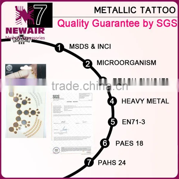 Sexy Body Bracelets Custom Made Skin Tattoo Sticker photo-5
