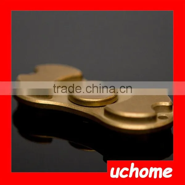 UCHOME 2017 New EDC Toys Hand Spinner Fingertips Spiral Fingers Gyro Torqbar Brass Toys Copper Brass photo-3