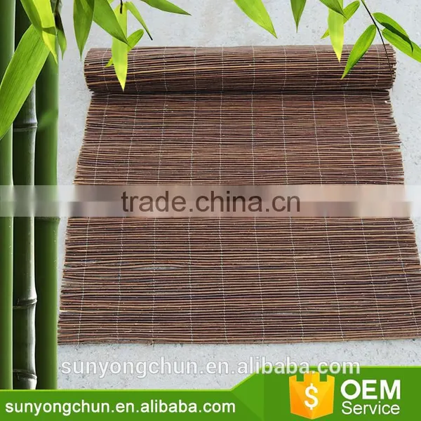 New Designed Natural Black Bamboo Fence Reed Mat for Planters photo-2