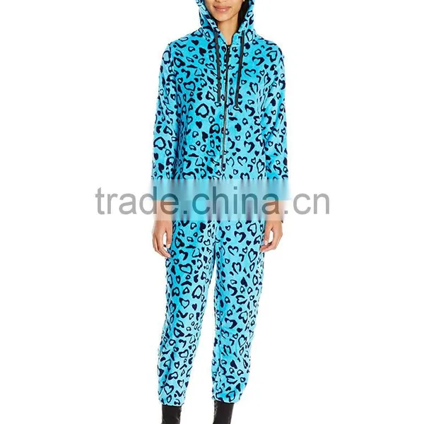 Adult Outdoor Onesie Women's Comfy Colorful Cute Cozy Plush Sherpa Fleece Adult Onesie Pajamas With Drop Seat photo-3