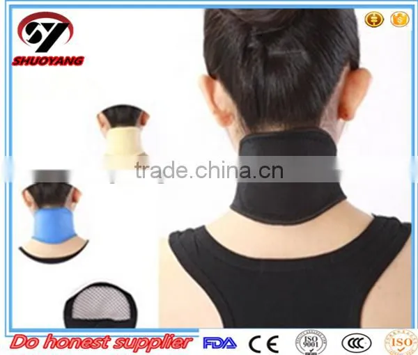 Hot Selling New Products Health Care Pain Relief Magnetic Traction Neck Brace,self Heating Neck Support