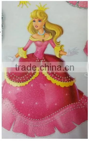 Customized Beautiful Glitter Heat Transfer With Offset Printing photo-3