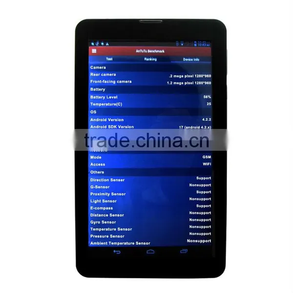 BHNKT88403 7 Inch HD Capacitive Touch Screen 7 Inch Cheap Andriod Phone Call Tablet