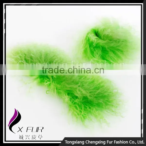CX-A-47E Wholesale Girls Cheap Cute Gift Lamb Fur Slap Cuff Bracelet photo-5