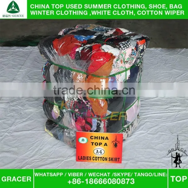 Factory High End Africa Style Girl Cotton Skirt Used Clothing. Cheap Used Clothes photo-6