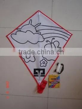 DIY educational drawing kite