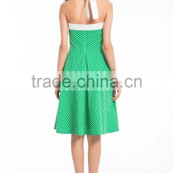 Hot Selling Lady Vintage 40s Dress Swing Dress Rockabilly Retro PinUp Dress Rockabilly Dress Knee Length Dress photo-2