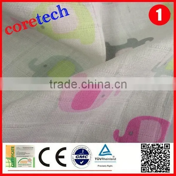 Hot Sale Breathable Natural Muslin Fabric Rolls Factory photo-2