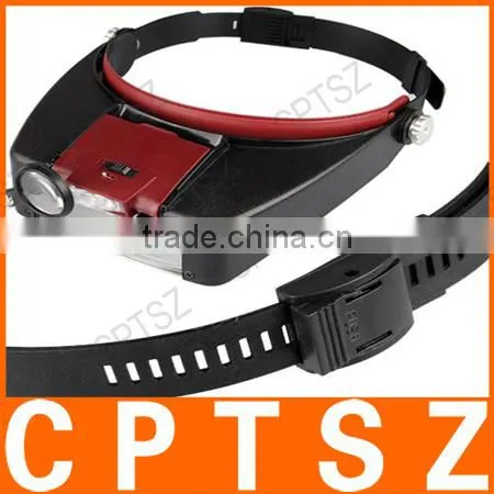 MA-016 Adjustable Head-mounted Magnifier Magnifying Magnifying Lamp Headlights photo-3
