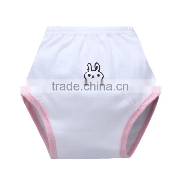 Lovely Cartoon Animal Design 3 Layers Printed Waterproof Pure Cotton Baby Diaper photo-5
