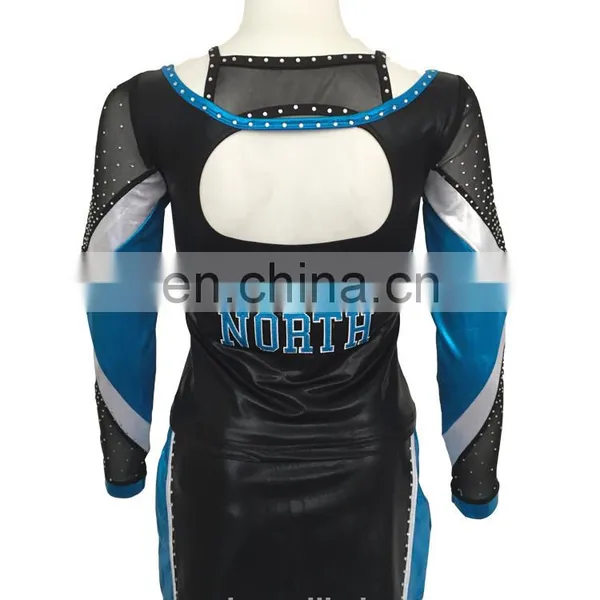 Cheap Price Custom Designed Dongguan Girls Cheerleading Uniforms Sexy photo-3