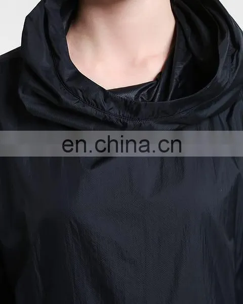 Womens High Quality Cheap Nylon Pullover Windbreaker photo-4