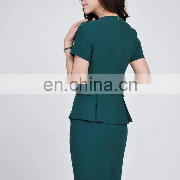 Anti-wrinkle Wholesale Polyester/rayon Manufacture Women Short Sleeve Church Suits photo-6