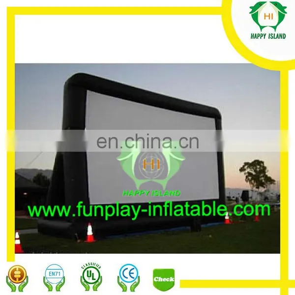 HI PVC Tarpaulin Outdoor Inflatable Movie Screen / Inflatable TV Screen For Sale photo-5