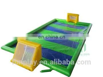 HI Commercial Outdoor Inflatable Ball Race Game Filed With Floor, PVC Tarpaulin Ball Field for Football and Sport photo-4