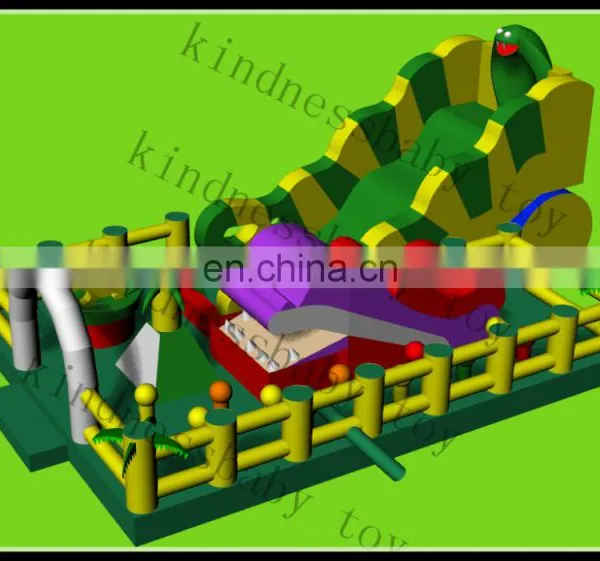 Inflatable Slide Moonwalk Inflatable Slide and Bouncer Combo Giant Inflatable Funcity photo-2