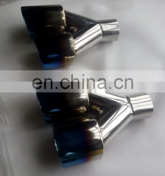 Colorful Stainless Steel Exhaust Rainbow Muffler Tail Pipe for Car. photo-3