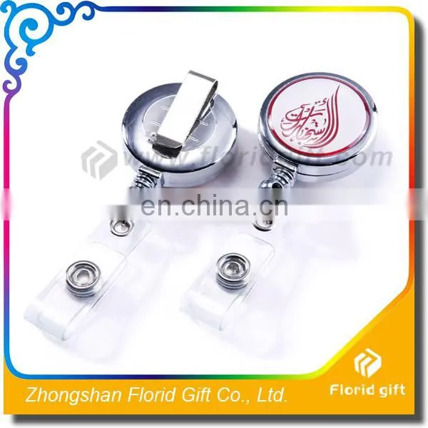 Metal Retractable ID Badge Reel With Reinforced PVC Strap photo-2