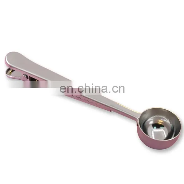 Custom Metal Silver Spoon With Clip