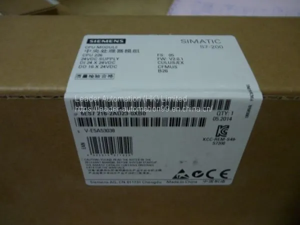 6ES7214-1BG31-0XB0, 6ES7216-2AD23-0XB0, 6ES7222-1BF22-0XA0, 6ES7214-1AD23-0XB0, Siemens Plc Module Cpu Hmi Inverter