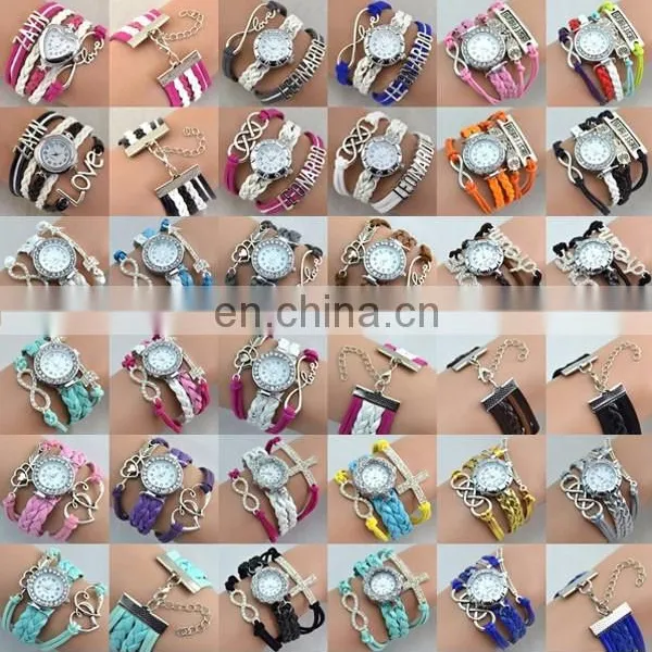 Wholesale Braided Wrist Watch China Watch Lady Bracelet Watch