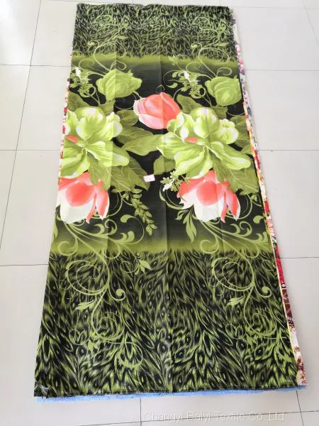 235cm Width 100 Microfiber 120gsm Disperse Printed Polyester Fabric photo-5