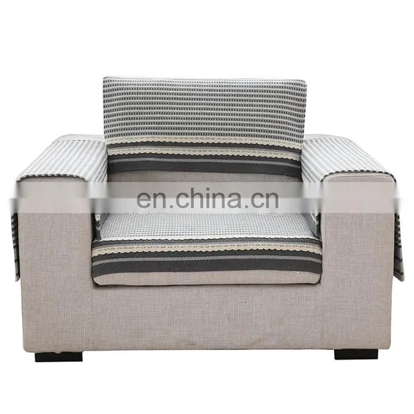 Plain Style Large Sofa Throws Covers Knitting Fitted Sofa Cover With Cotton Laciness photo-3