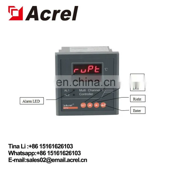 Acrel Multi Temperature Programmierbare Controller for Power Distribution Cabinet ARTM-8 photo-4