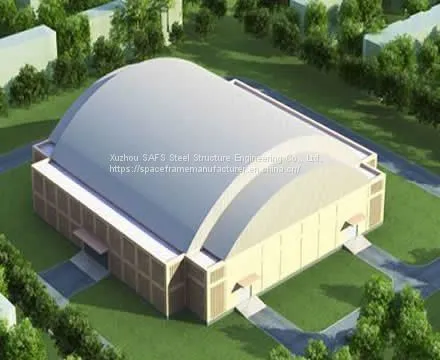 Prefabricated Steel Structure Swimming Pool Roof photo-2