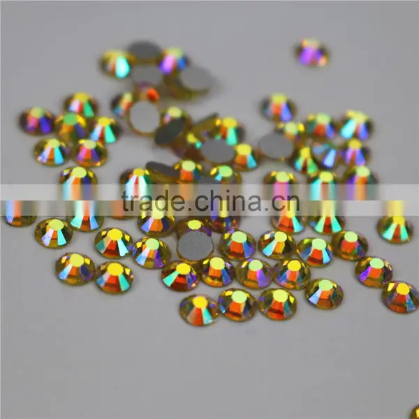 Top Quality Red Clour Hot Fix Flat Back Rhinestone for Wedding Dresses photo-4