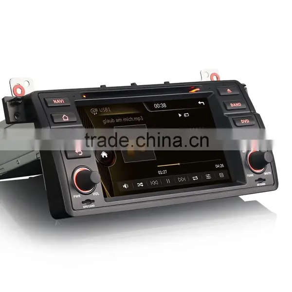 Erisin ES7146B 7" 1 Din Car DVD Player for E46 3er 318 320 325 photo-3