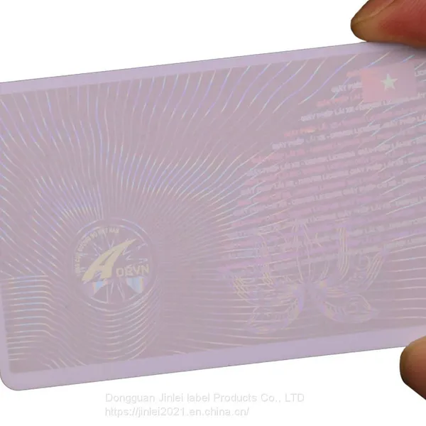 Transparent Holographic Security Label Hologram Label Laser Sticker photo-5