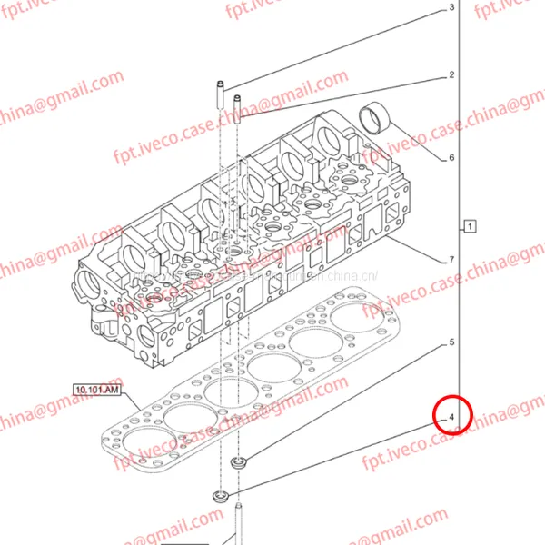 FPT IVECO CASE Cursor9 F2CFE614A*B041/F2CGE614F*V004 5802431166 Intake Valve Seat504361851 photo-4