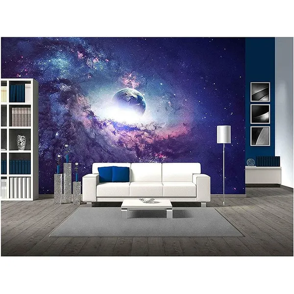Custom Waterproof 3D Photo Wallpaper Universe Galaxy Planet Wall Painting Living Room Sofa TV Background Murals photo-5