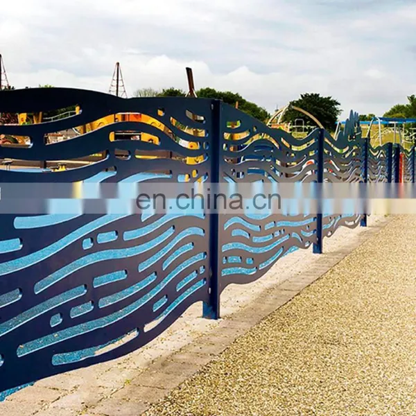 Custom Fabrication Gate Design Laser Cutting Iron Gate Aluminum Powder Coated Gate Garden Metal Fence
