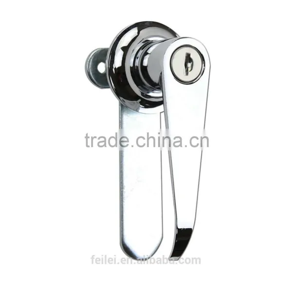 2015 FEILEI A-45-1 China Wholesale Zinc Diecast High Quality Industrial Cabinet L-shape Swing Handle Lock for Sale photo-3