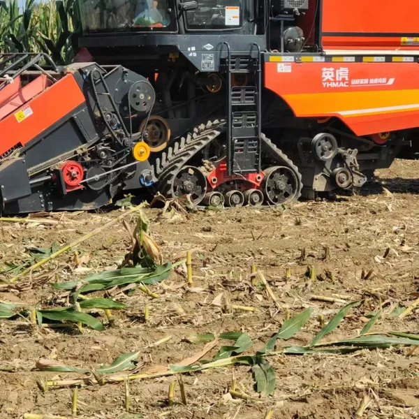 Converting a Harvester Into a Triangular Half Track Anti Sinking Vehicle is Also Useful photo-5