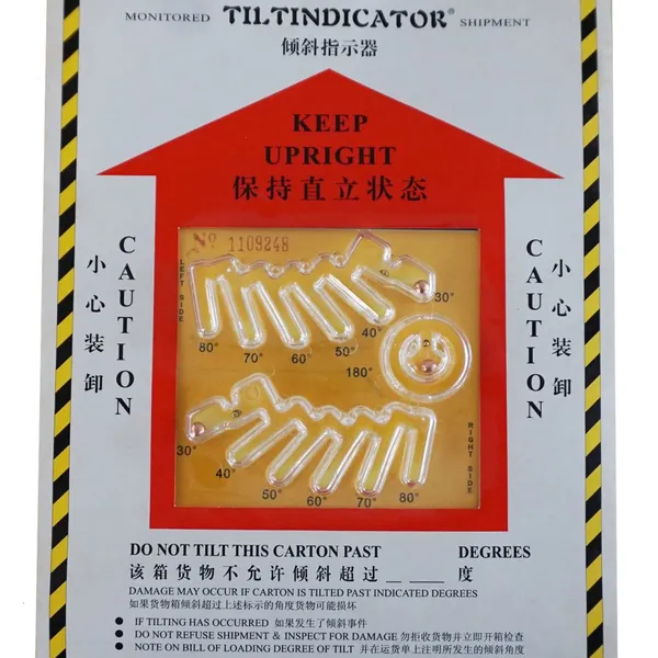 TiltIndicator Plus Tiltwatch Plus Labels Produced With Twenty Years Experiences